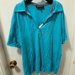 Blue shirt plus size
